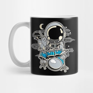 Astronaut Drummer • Funny And Cool Sci-Fi Cartoon Drawing Design Great For Anyone That Loves Astronomy Art Mug